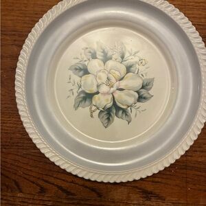 Royal Gadroon Magnolia - porcelain plate – Parker pottery